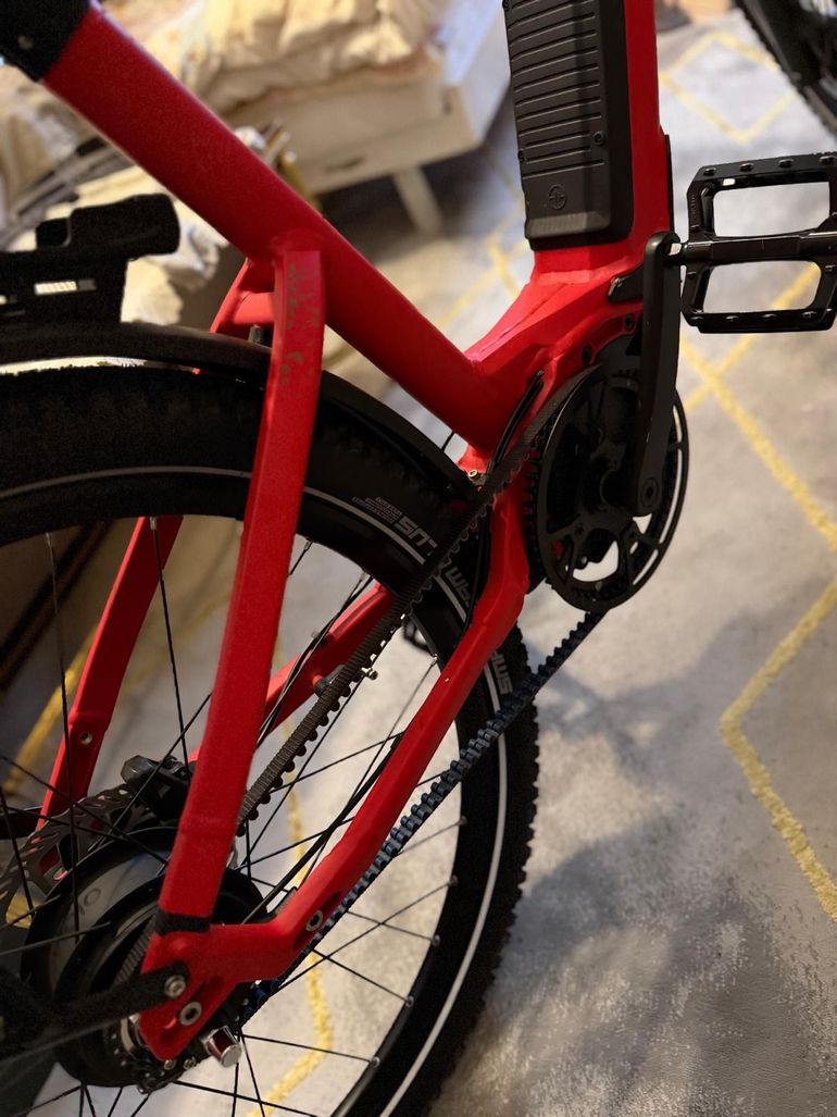 Used E-Bike HNF Bosch E-Bike HNF Bosch Custom Shimano 105 2025 Mountainbike, Rot — image 2 of 6