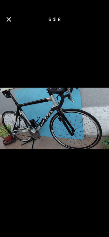 Used Giant Tcr Shimano 105 Di2 2013 Road & Gravel, Grigio chiaro — image 12 of 15