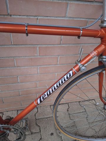 Used Legnano Custom Campagnolo Record 1972 Road & Gravel, Orange — image 2 of 6