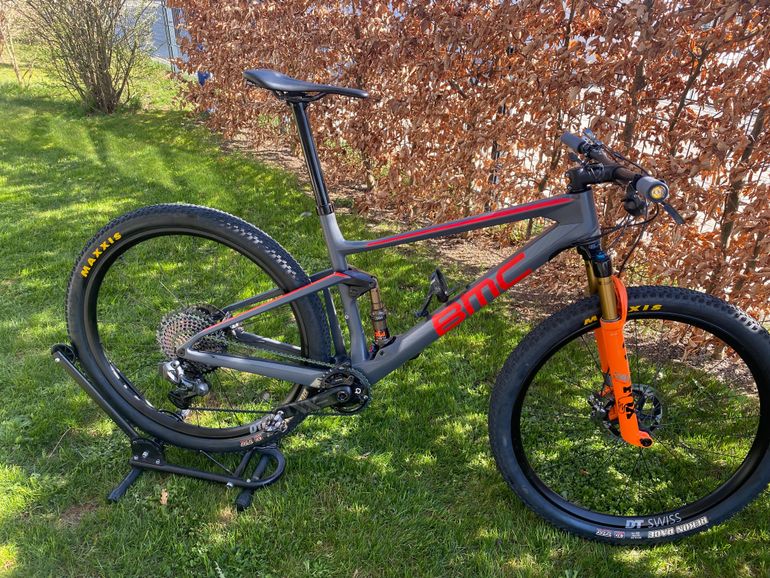 Used BMC Fourstroke SRAM XX1 Eagle AXS 2019 Mountainbike, Light Gray — image 19 of 20