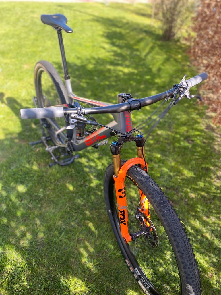 Used BMC Fourstroke SRAM XX1 Eagle AXS 2019 Mountainbike, Light Gray — image 16 of 20
