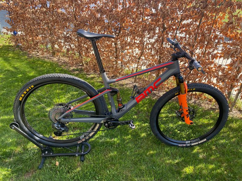 Used BMC Fourstroke SRAM XX1 Eagle AXS 2019 Mountainbike, Light Gray — image 1 of 20