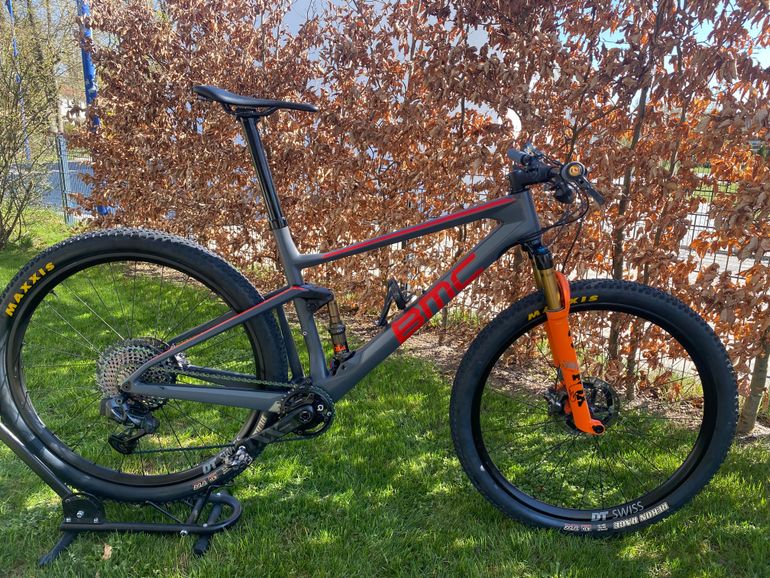 Used BMC Fourstroke SRAM XX1 Eagle AXS 2019 Mountainbike, Light Gray — image 17 of 20