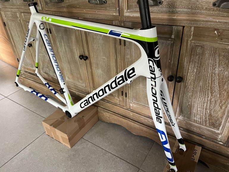 Used Cannondale SuperSix EVO Frameset 2015 Road & Gravel, Weiß — image 8 of 14
