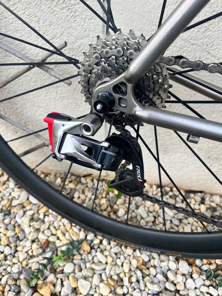 Used Litespeed Litespeed Custom SRAM Red eTap AXS 2019 Road & Gravel, Light Gray — image 4 of 5