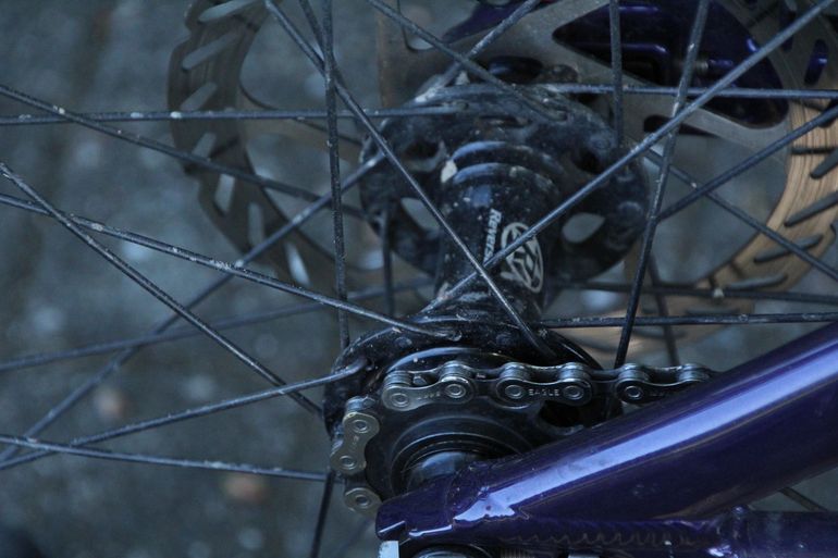Used Marin Alcatraz 2 Frame Kit 2025 2025 Mountainbike, Violett, 26 — image 7 of 11