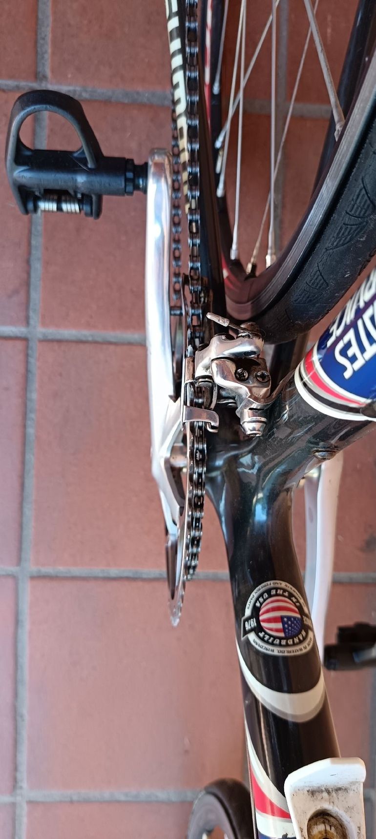 Used Trek 5200 Shimano Dura Ace 2002 Road & Gravel, Nero — image 4 of 6