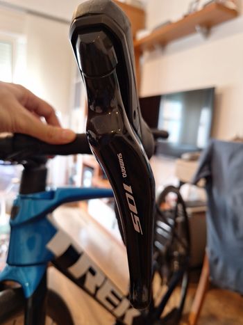Used Trek Émonda SL 5 2023 2023 Road & Gravel, Blue — image 7 of 8