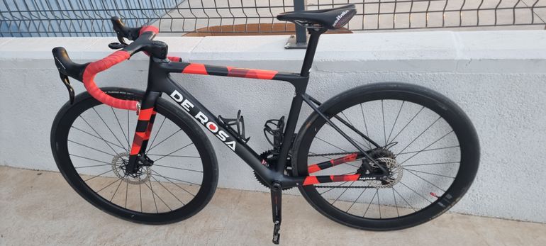 Used De Rosa De Rosa Merak 2022 2022 Road & Gravel, Red — image 3 of 9