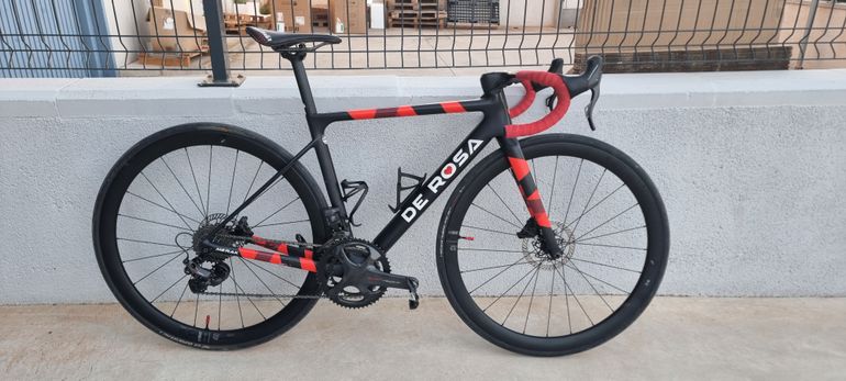 Used De Rosa De Rosa Merak 2022 2022 Road & Gravel, Red — image 4 of 9