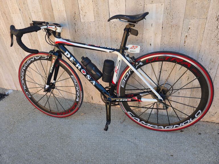 Used De Rosa Campagnolo Record 2011 Road & Gravel, Nero — image 2 of 25