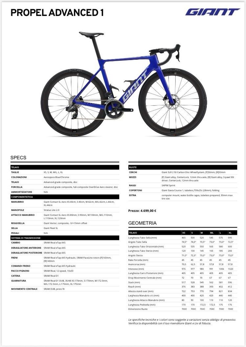 Używany Giant Propel Advanced 1 2024 2024 Road & Gravel — zdjęcie 11 z 15