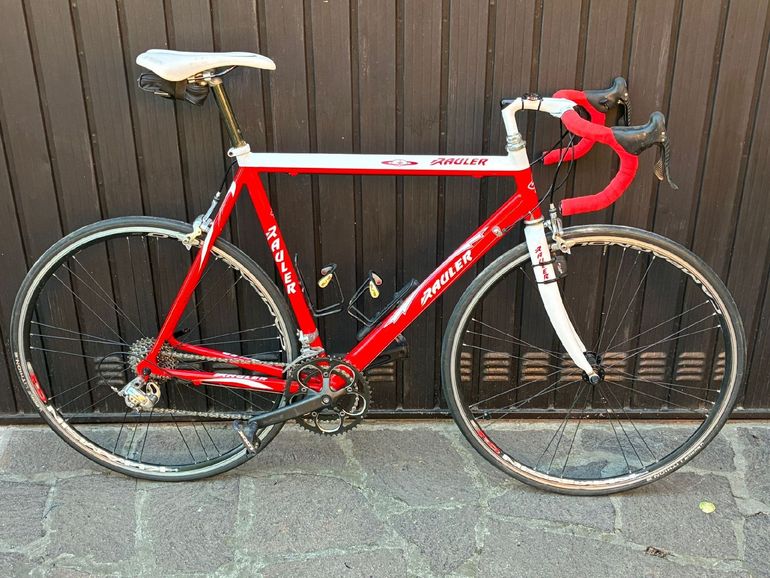 Used rauler Rauler Custom Campagnolo Record 2000 Road & Gravel, Red — image 1 of 4