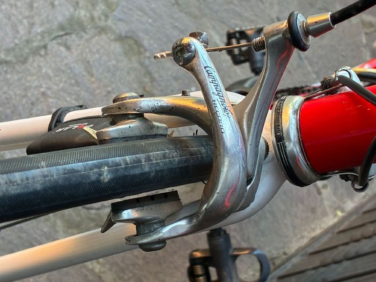 Used rauler Rauler Custom Campagnolo Record 2000 Road & Gravel, Red — image 3 of 4