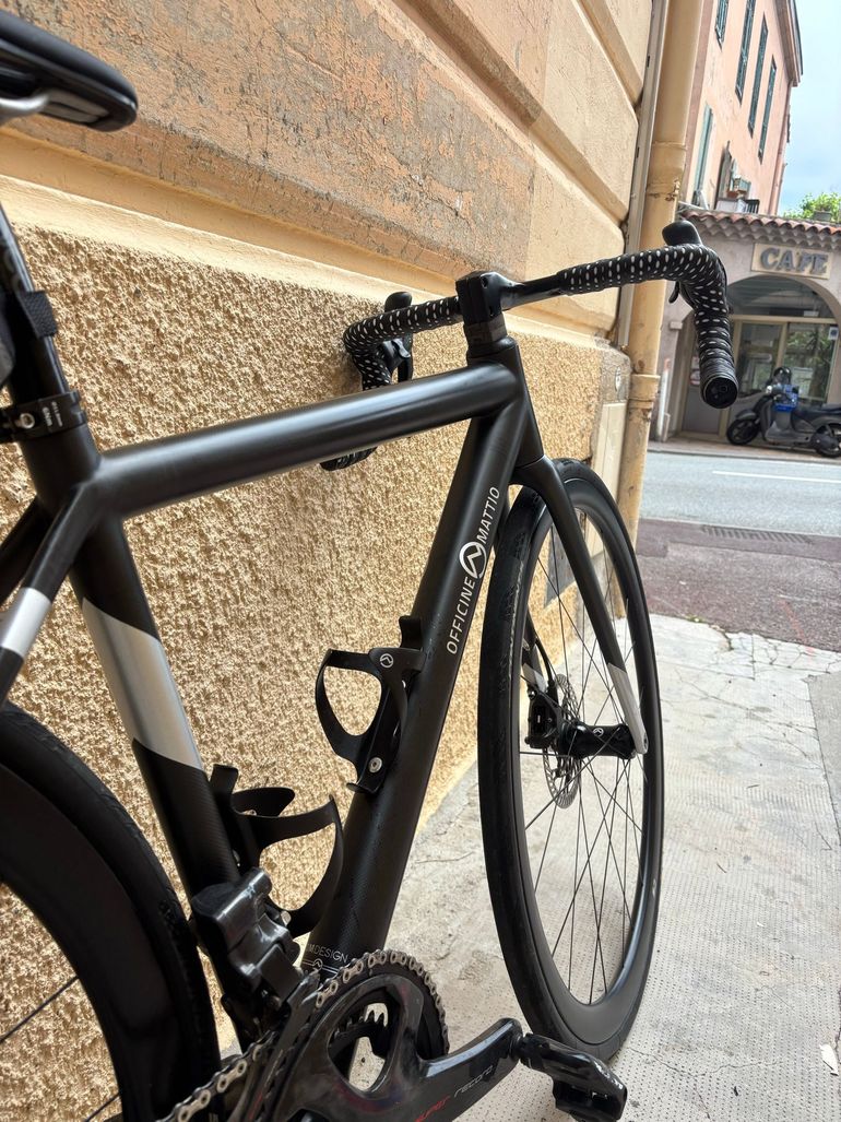 Used Officine Mattio Officine Mattio Custom Campagnolo Super Record EPS 2022 Road & Gravel, Black — image 4 of 19