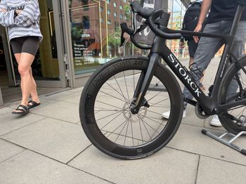Used Storck Aerfast3 Pro Disc SRAM Rival eTap AXS Quarq 2x12 2024 2024 Road & Gravel, Black — image 6 of 15