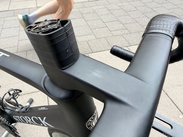 Used Storck Aerfast3 Pro Disc SRAM Rival eTap AXS Quarq 2x12 2024 2024 Road & Gravel, Black — image 14 of 15