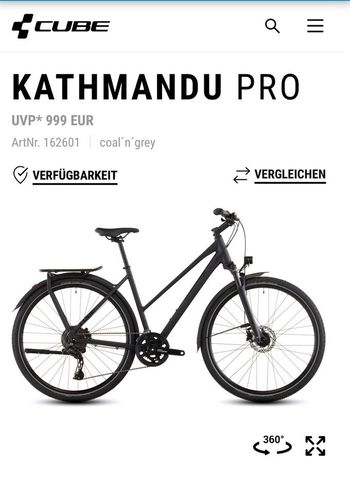 Used CUBE KATHMANDU, PRO 2025 2025 Urban & Touring