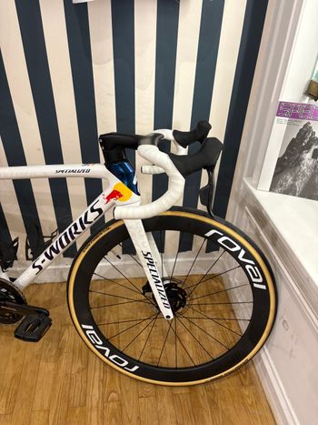 Used Specialized S-Works Tarmac SL8 LTD: Red Bull - BORA - hansgrohe Edition 2025 2025 Road & Gravel, White — image 3 of 3