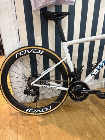 Used Specialized S-Works Tarmac SL8 LTD: Red Bull - BORA - hansgrohe Edition 2025 2025 Road & Gravel, White — image 2 of 3