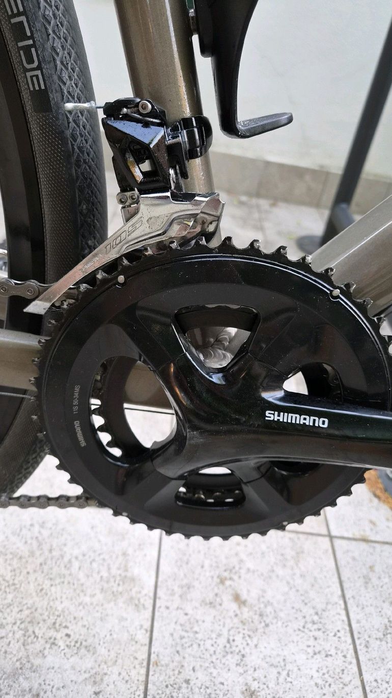 Used TRIBAN Gravel bike Shimano 105 2021 Road & Gravel, Light Gray — image 14 of 19