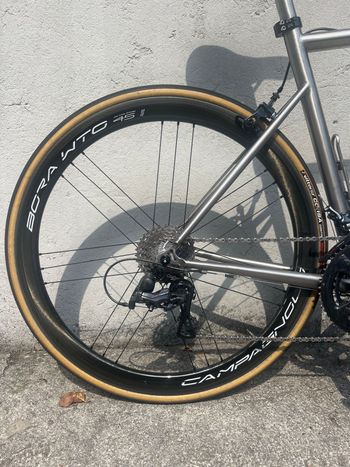 Used De Rosa De Rosa Custom Campagnolo Super Record 2022 Road & Gravel, Light Gray — image 7 of 7