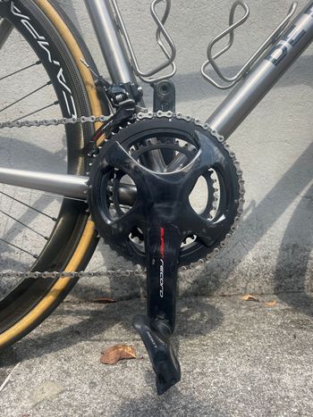 Used De Rosa De Rosa Custom Campagnolo Super Record 2022 Road & Gravel, Light Gray — image 4 of 7