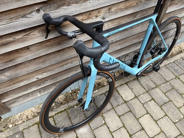 Used Canyon Endurace CF SLX 8 AXS 2023 2023 Road & Gravel, Blue — image 3 of 20