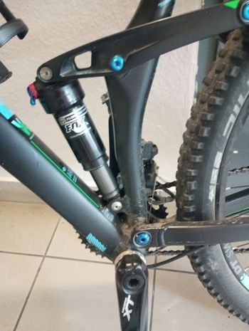 Used CUBE STING WLS 140 Race 27.5 2017 2017 Mountainbike, Black, 29 — image 4 of 7