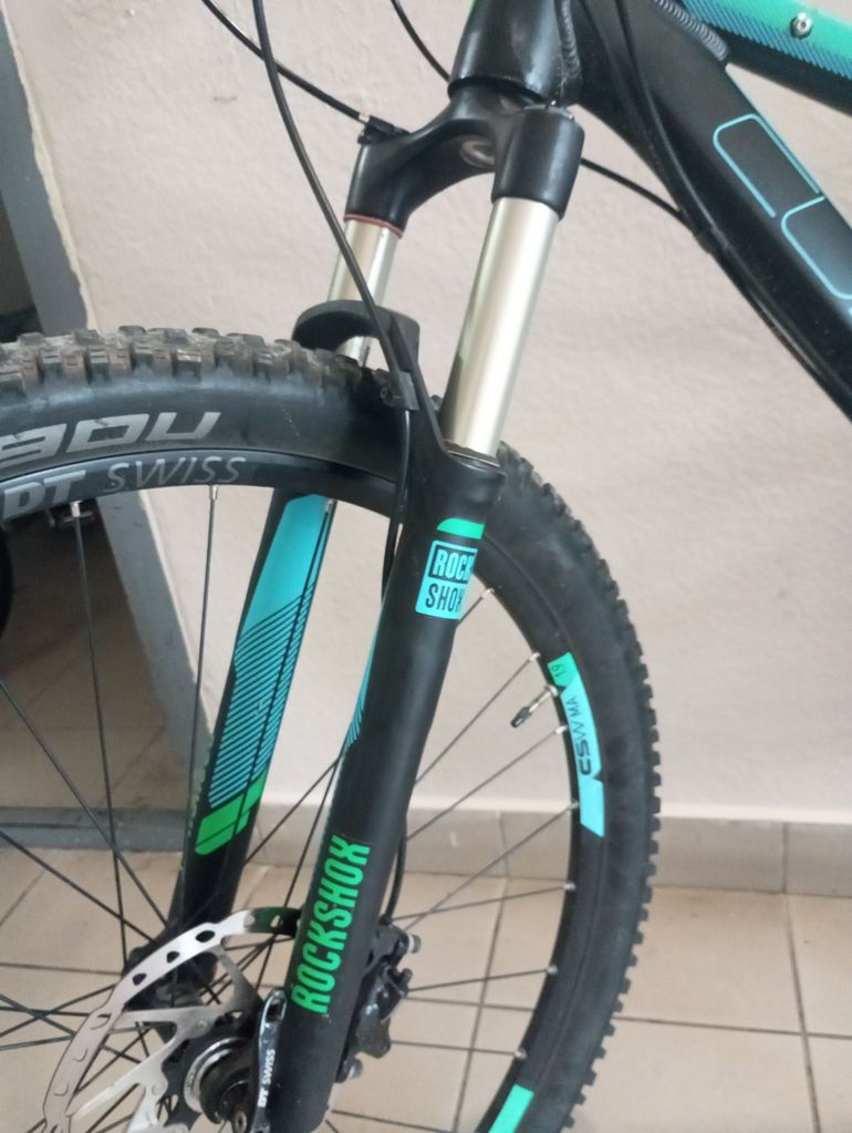 Used CUBE STING WLS 140 Race 27.5 2017 2017 Mountainbike, Black, 29 — image 6 of 7