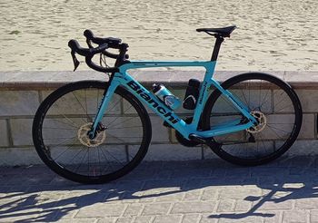 Used Bianchi Aria Disc 105 2019 2019 Road & Gravel, Blue — image 3 of 7