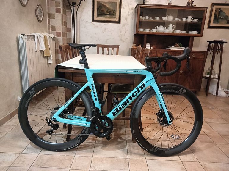 Used Bianchi Aria Disc 105 2019 2019 Road & Gravel, Blue — image 1 of 6
