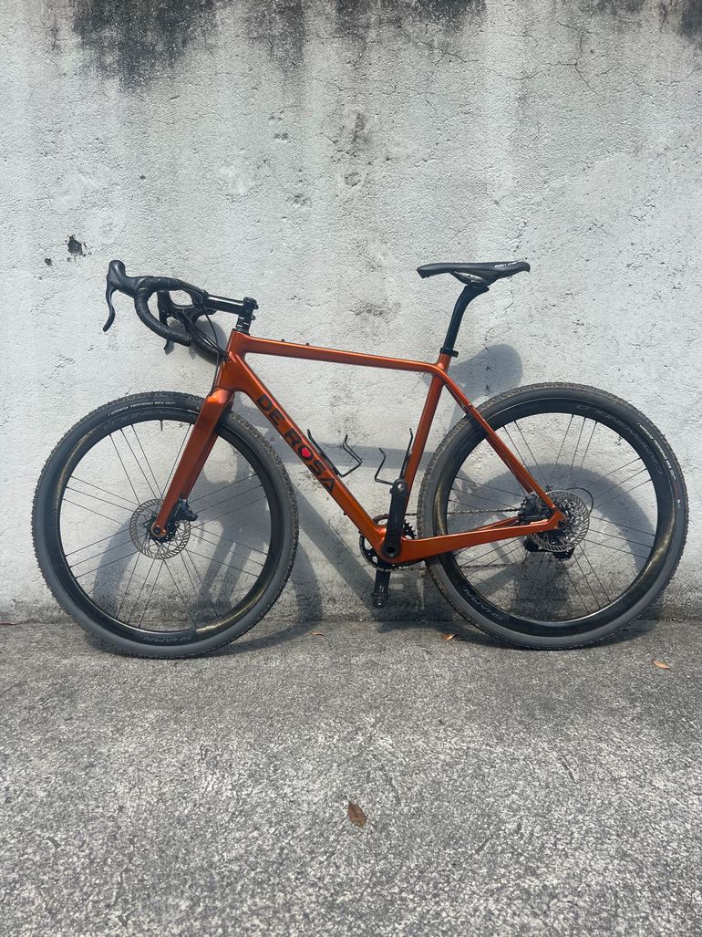 Used De Rosa Gravel Ekar Campagnolo Ekar 2021 Road & Gravel, Arancione — image 2 of 7