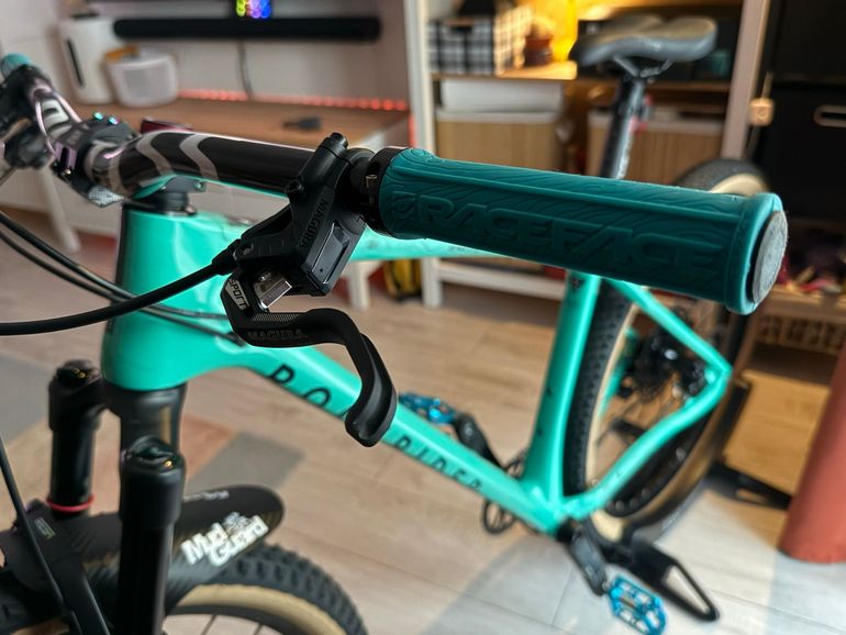 Used ROCKRIDER Hardtail SRAM GX Eagle 2025 Mountainbike, Blau — image 13 of 14