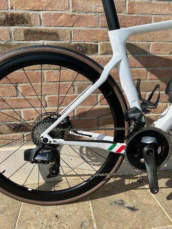 Used Cipollini Bond SRAM Force eTap AXS 2024 Road & Gravel, White — image 3 of 7