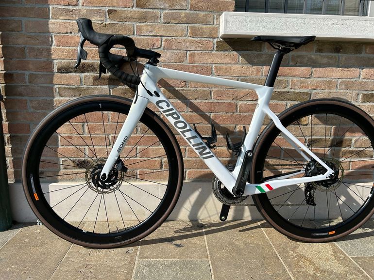 Used Cipollini Bond SRAM Force eTap AXS 2024 Road & Gravel, White — image 2 of 7