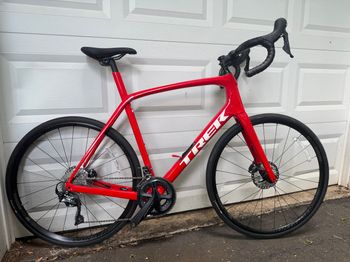 Used Trek Domane SL 6 2021 2021 Road & Gravel, Red — image 14 of 15