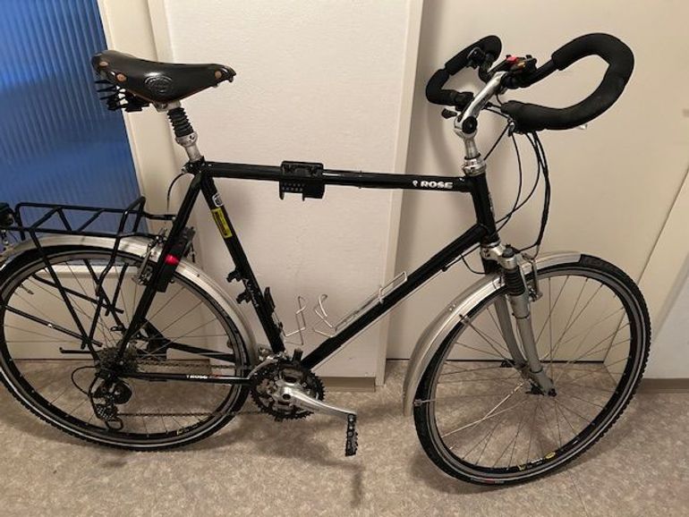 Used Rose Herren Trekking Nishiki Timbuk II - Rahmenhöhe 63,5 - Schwarz 1999 Urban — image 3 of 10