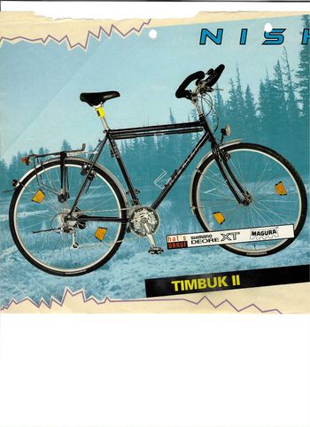 Used Rose Herren Trekking Nishiki Timbuk II - Rahmenhöhe 63,5 - Schwarz 1999 Urban — image 9 of 10
