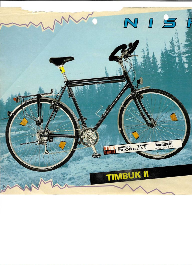 Used Rose Herren Trekking Nishiki Timbuk II - Rahmenhöhe 63,5 - Schwarz 1999 Urban — image 9 of 10
