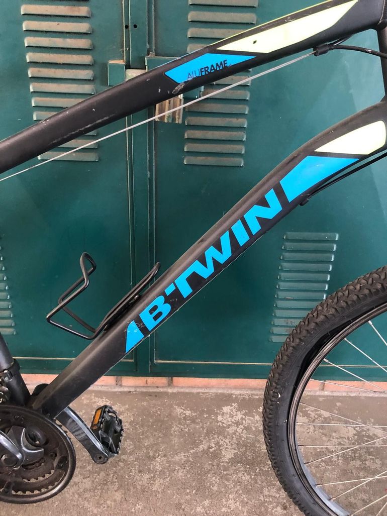 Used ROCKRIDER 340 26" MTB Shimano Tourney 2022 Mountainbike, Black — image 9 of 14