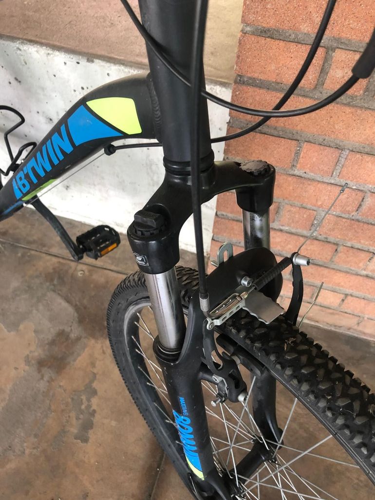 Used ROCKRIDER 340 26" MTB Shimano Tourney 2022 Mountainbike, Black — image 11 of 14
