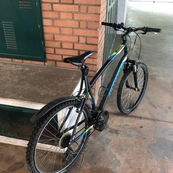 Used ROCKRIDER 340 26" MTB Shimano Tourney 2022 Mountainbike, Black — image 3 of 14