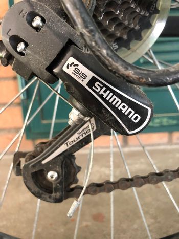 Used ROCKRIDER 340 26" MTB Shimano Tourney 2022 Mountainbike, Black — image 8 of 14