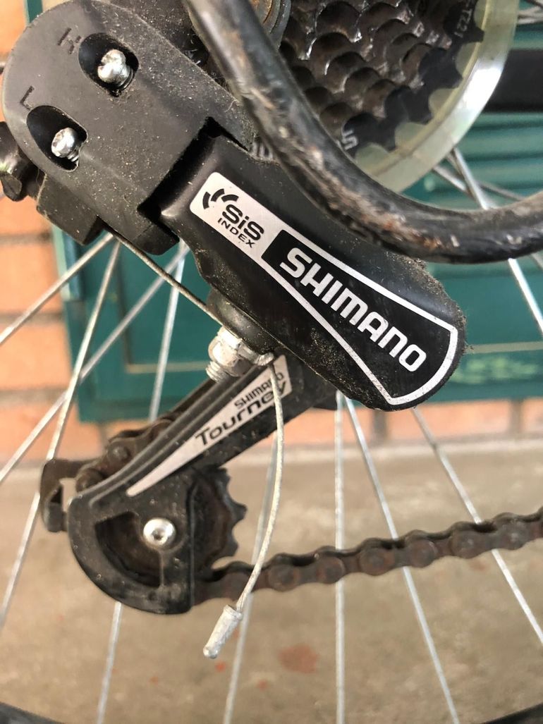 Used ROCKRIDER 340 26" MTB Shimano Tourney 2022 Mountainbike, Black — image 8 of 14