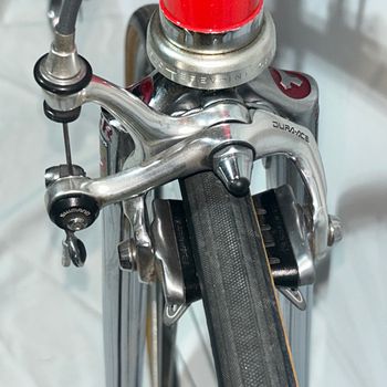 Used Pinarello Tommasini Diamante Vintage Columbus Dura-ace 1989 Road & Gravel, Red — image 9 of 24