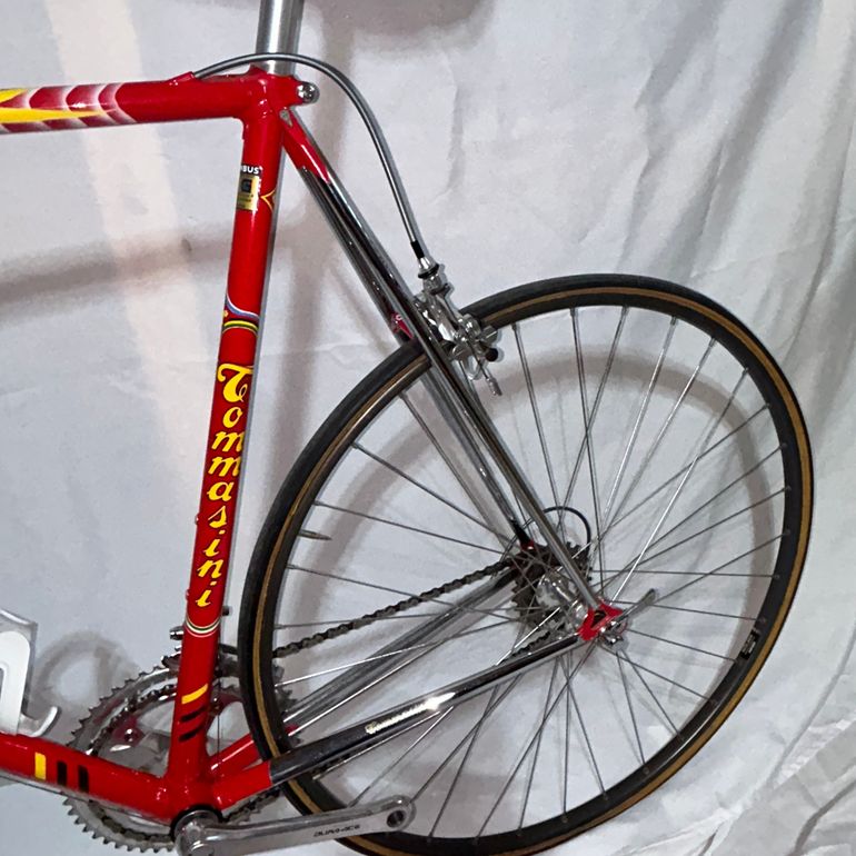 Used Pinarello Tommasini Diamante Vintage Columbus Dura-ace 1989 Road & Gravel, Red — image 23 of 24
