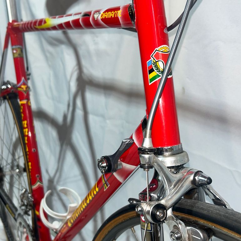 Used Pinarello Tommasini Diamante Vintage Columbus Dura-ace 1989 Road & Gravel, Red — image 3 of 24