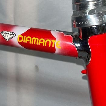 Used Pinarello Tommasini Diamante Vintage Columbus Dura-ace 1989 Road & Gravel, Red — image 6 of 24