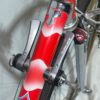 Used Pinarello Tommasini Diamante Vintage Columbus Dura-ace 1989 Road & Gravel, Red — image 14 of 24